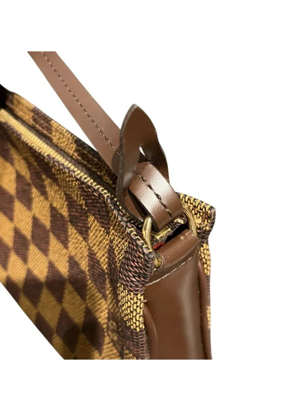 Louis Vuitton Navona Creasing Sally Damier Handbag Canvas